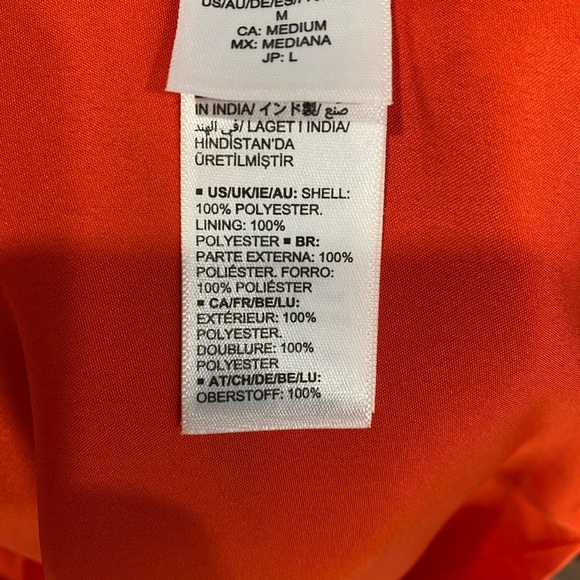 The Drop Orange Side Cowl Dress Boho Caftan Kaftan Style Dress Size Medium NEW - Picture 16 of 16